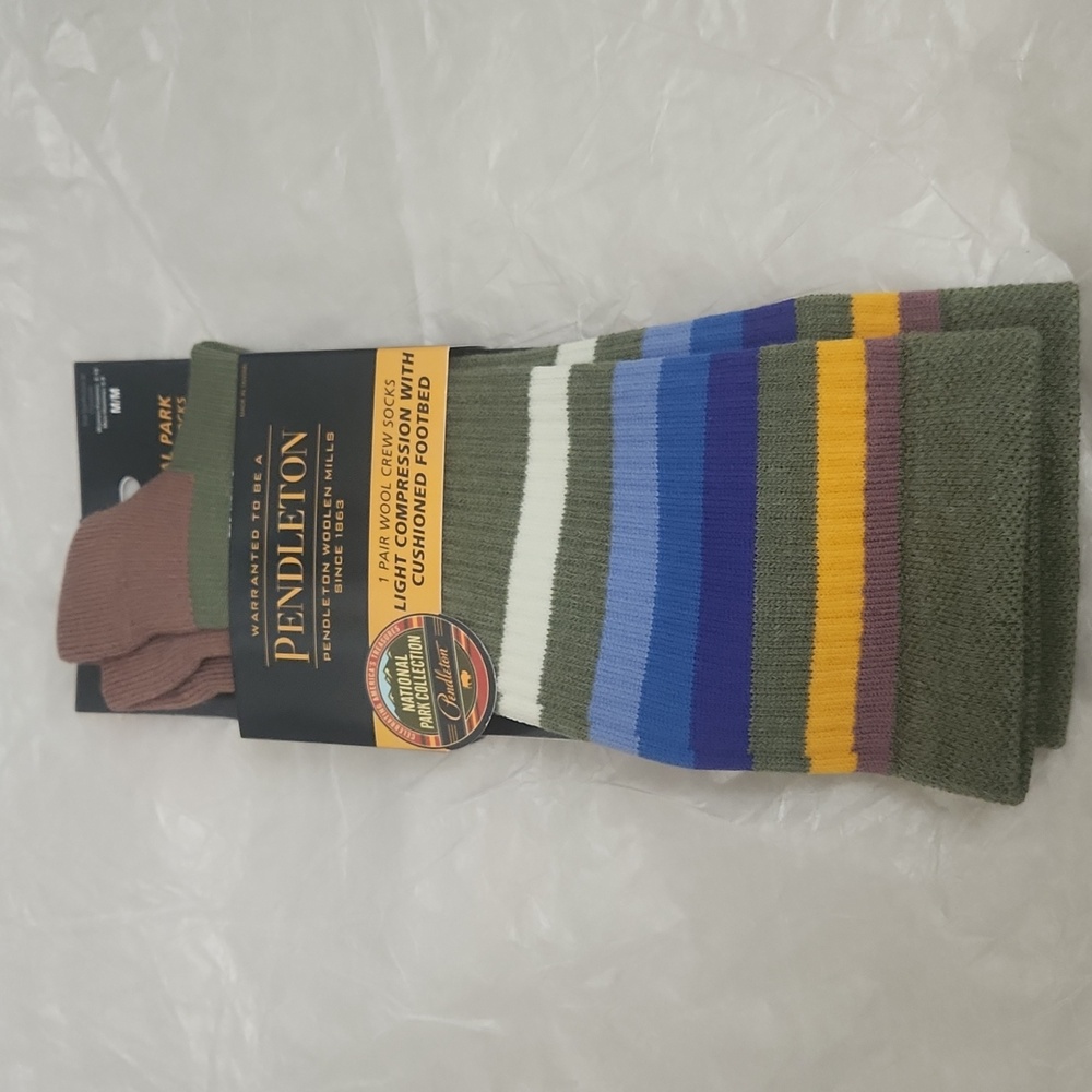 Pendleton Rocky Mountain Wool Crew Socks